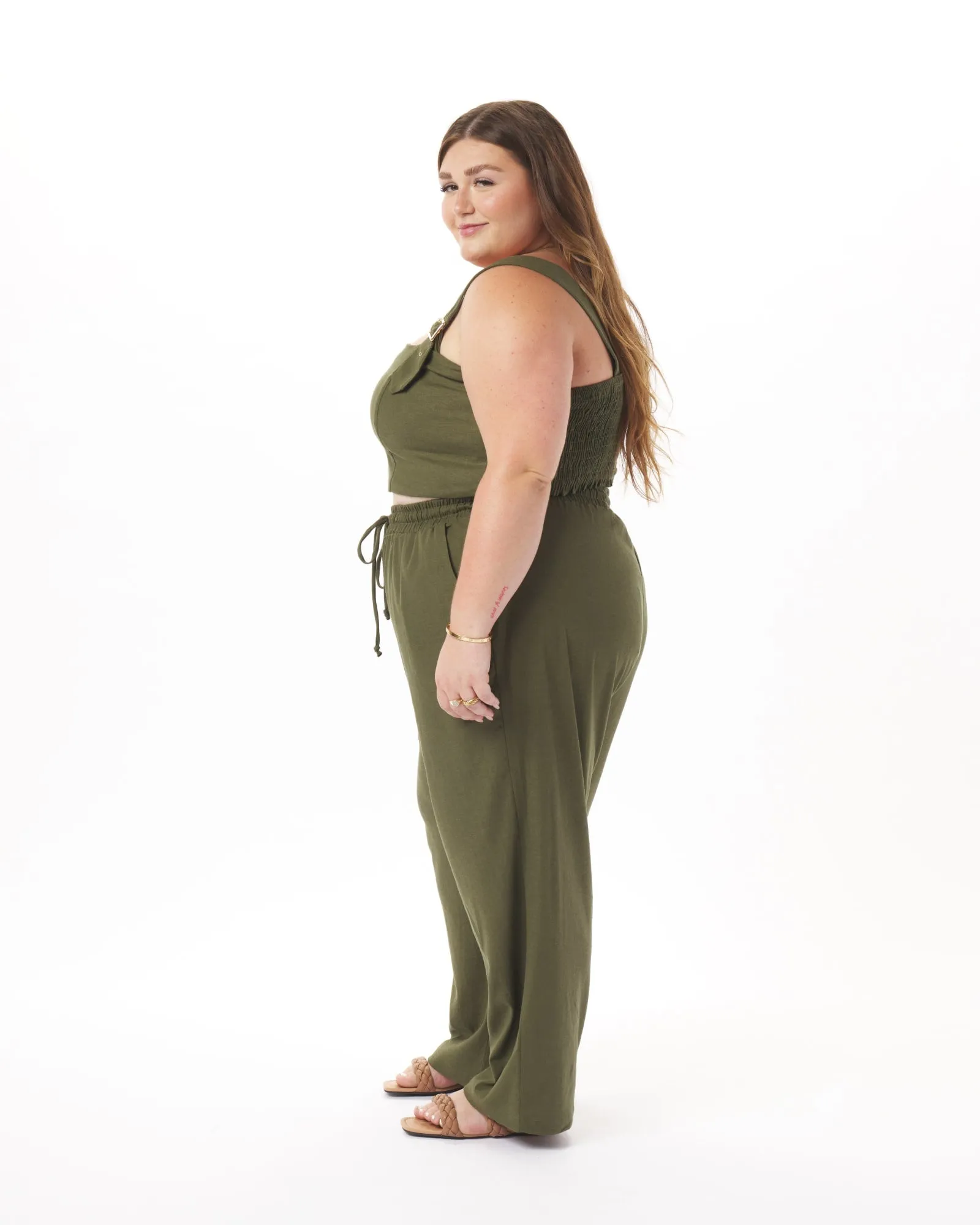 Leah Pant in Olive | Olive Green