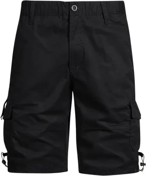 Mens Cargo Shorts 2025 Summer Casual Shorts Long Tactical Short Elastic Waist Work Short Pockets Plus SizeShorts
