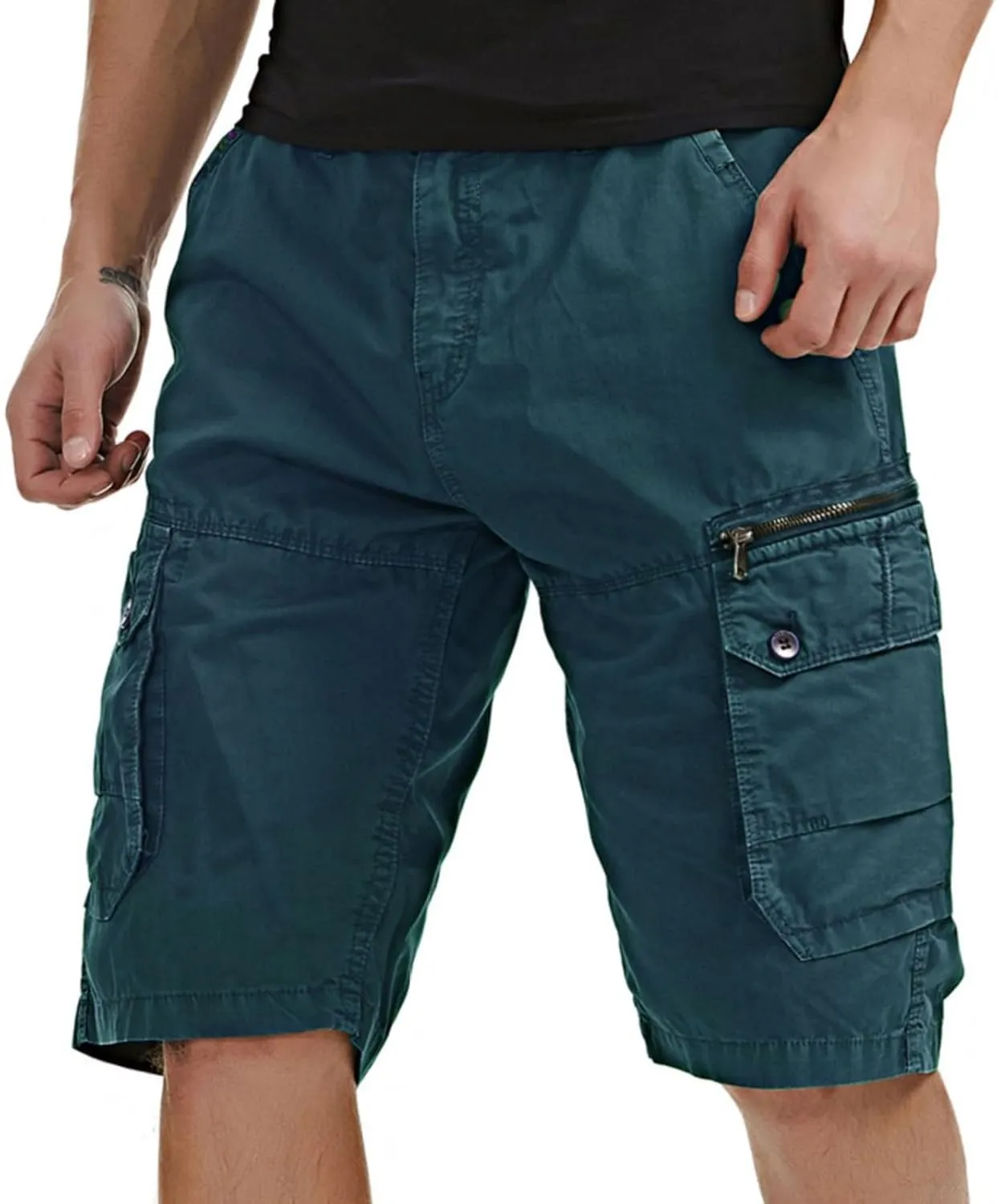 Men's Cargo Shorts Relaxed Fit Tactical Shorts Military Work Short 2025 Summer Casual Short Hiking OutdoorShorts