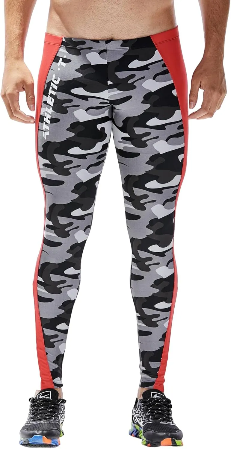 Men's CompressionLeggings Mens Sports Workout Running Tights Pants Cool Dry Active Yoga Leggings Pants