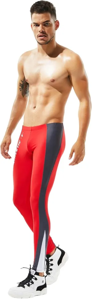 Men's CompressionLeggings Mens Sports Workout Running Tights Pants Cool Dry Active Yoga Leggings Pants