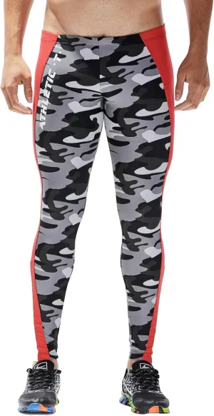 Men's CompressionLeggings Mens Sports Workout Running Tights Pants Cool Dry Active Yoga Leggings Pants