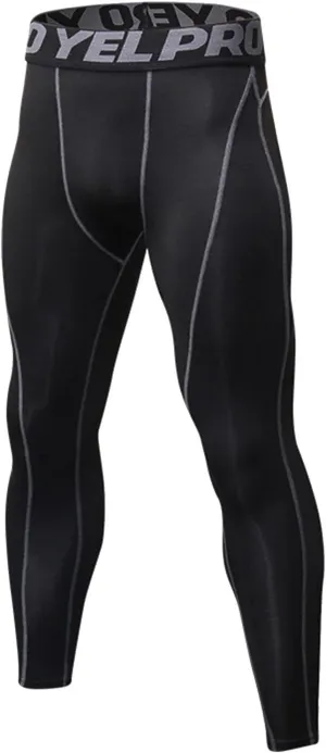 Mens Leggings Cold Weather Novelty Compression Pants for Men Gym Tight Mens 3 Pack Workout Compression Pants Running Tighta Tights Leggings with Pockets