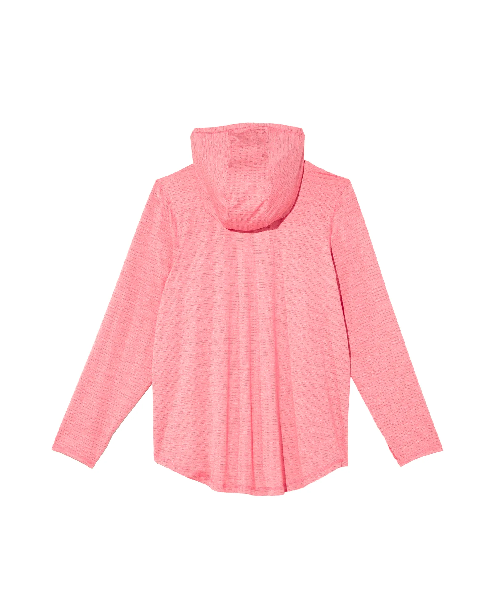 Wisteria Long Sleeve Hooded Tee | Coral