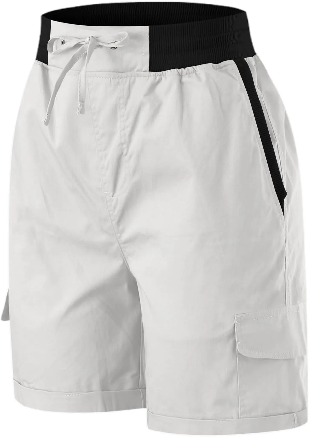 Womens Shorts Baggy High Waisted Summer Shorts with Pockets Lightweight Flowy Cotton Clothes