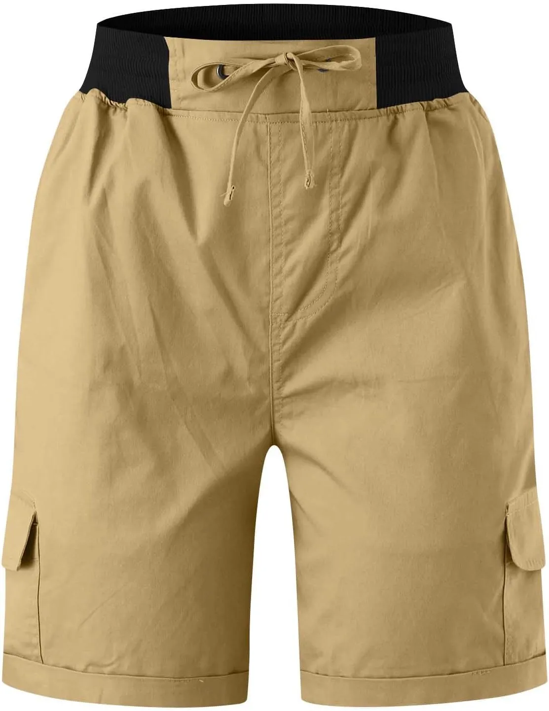 Womens Shorts Baggy High Waisted Summer Shorts with Pockets Lightweight Flowy Cotton Clothes