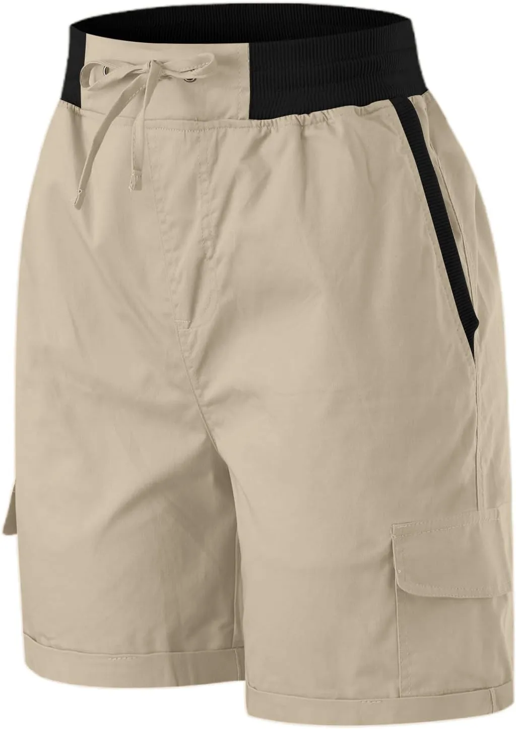 Womens Shorts Baggy High Waisted Summer Shorts with Pockets Lightweight Flowy Cotton Clothes