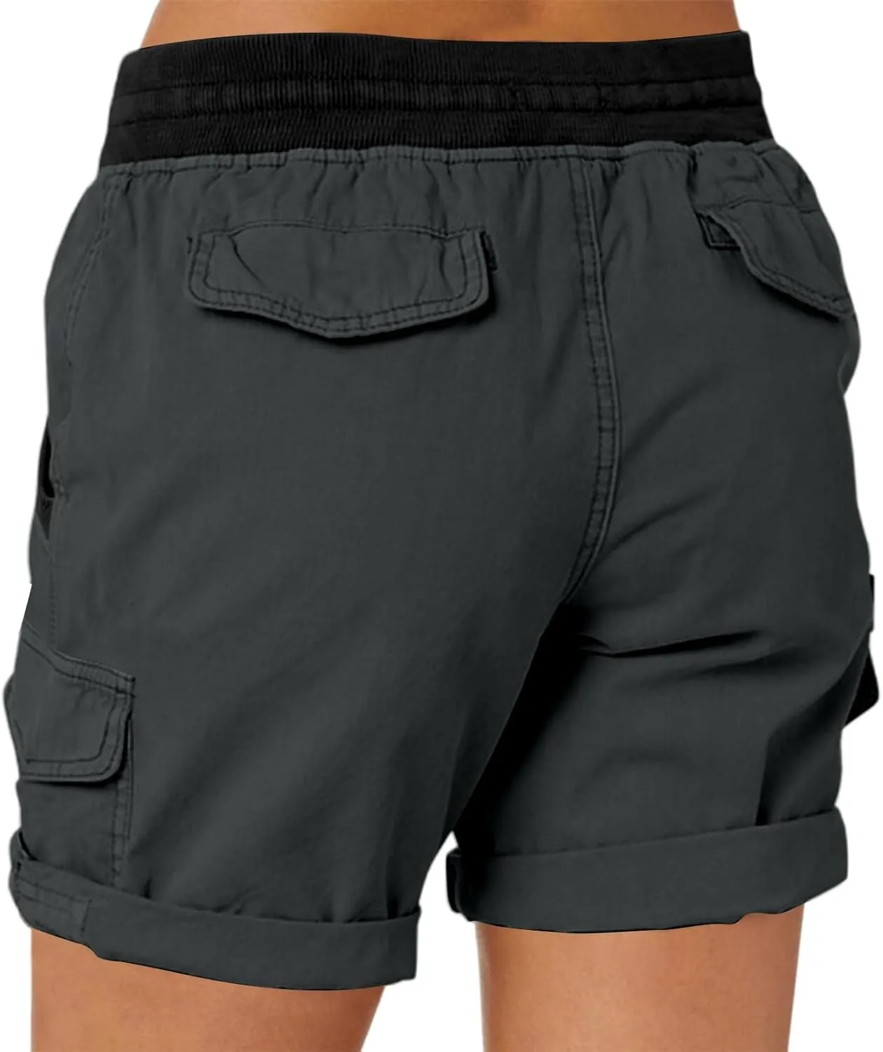 Womens Shorts Baggy High Waisted Summer Shorts with Pockets Lightweight Flowy Cotton Clothes