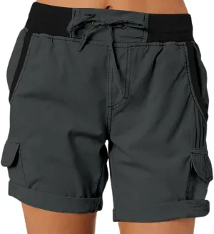 Womens Shorts Baggy High Waisted Summer Shorts with Pockets Lightweight Flowy Cotton Clothes