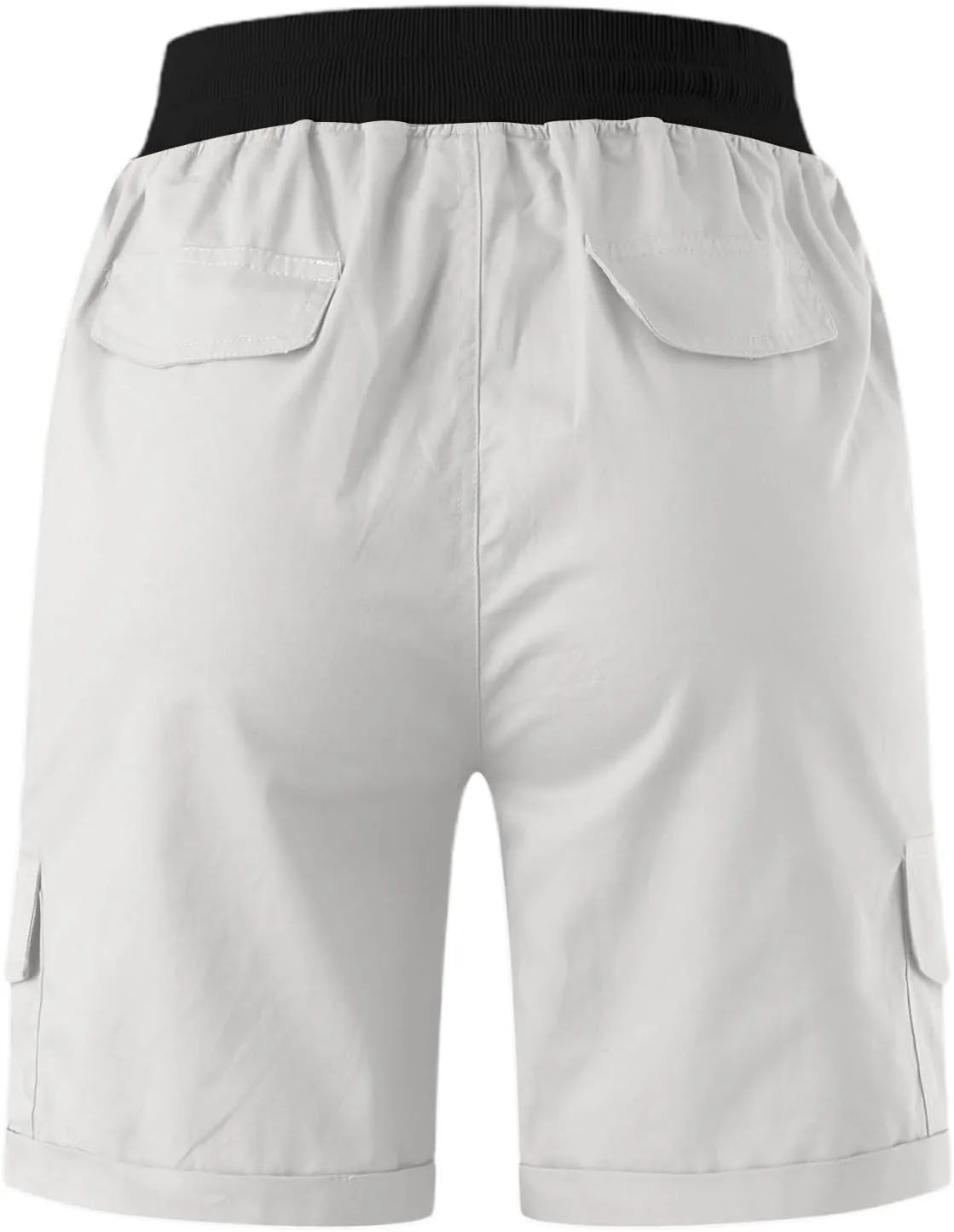 Womens Shorts Baggy High Waisted Summer Shorts with Pockets Lightweight Flowy Cotton Clothes