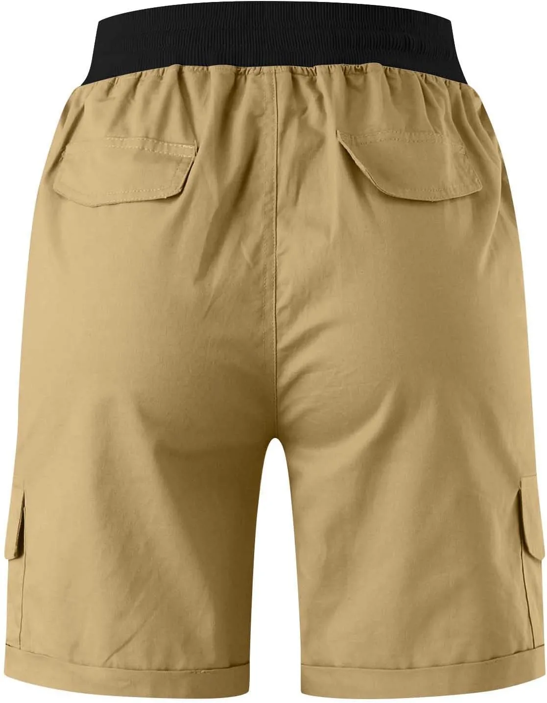 Womens Shorts Baggy High Waisted Summer Shorts with Pockets Lightweight Flowy Cotton Clothes