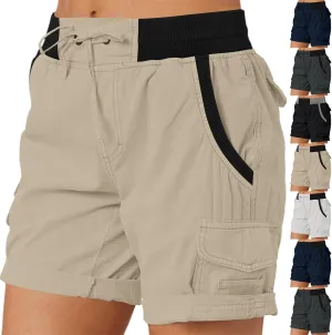 Womens Shorts Baggy High Waisted Summer Shorts with Pockets Lightweight Flowy Cotton Clothes